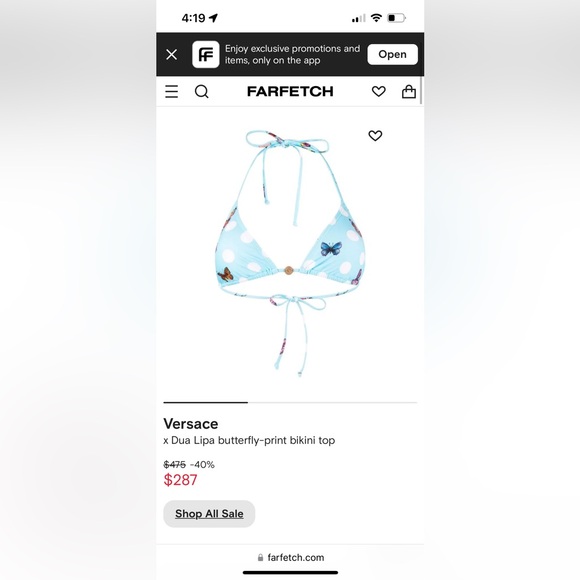 Versace Dua Lipa Swimsuit - Picture 7 of 14